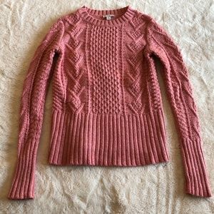 GAP crew neck sweater, coral, XS